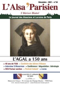 Couverture de l'Alsa'Parisien 34