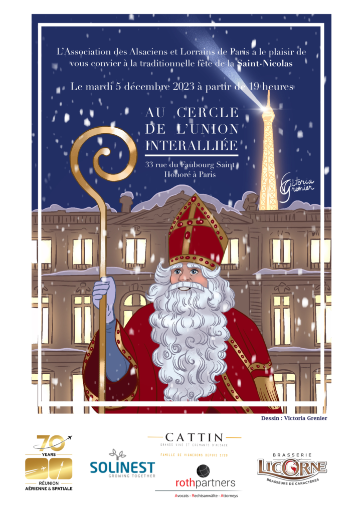 Invitation à la Saint-Nicolas des Alsaciens et Lorrains de Paris